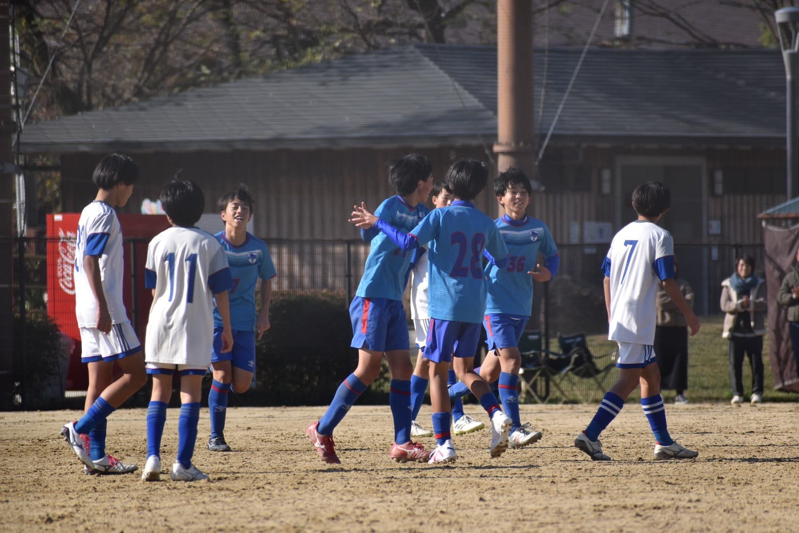 練習試合　アンフィニ　湖東　①